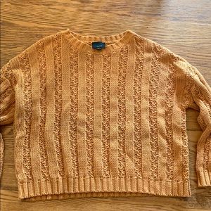 Roolee orange cropped sweater